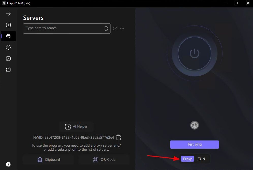 Windows: обязательное включение режима Proxy